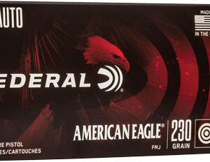 FEDERAL AE 45 ACP 230GR FMJ - 50RD 20BX/CS