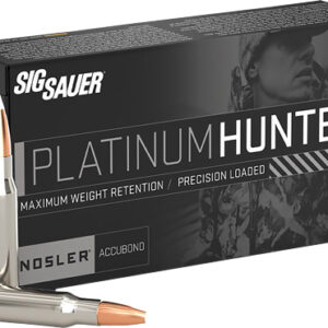 SIG AMMO 7MM RM 160GR PLANTINU - HUNTER ACCUBOND 20RD 10BX/CS