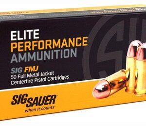 SIG AMMO 9MM 115GR FMJ 50RD - 10BX/CS