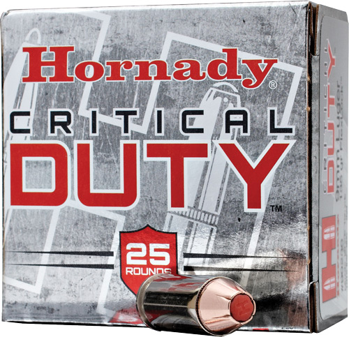 HORNADY CRITICAL DUTY 9MM - LUGER +P 124GR 25RD 10BX/CS