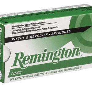 REMINGTON UMC 40 SW 165GR FMC - TRUNCATED CONE 50RD 10BX/CS