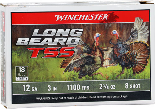 WINCHESTER LONG BEARD TSS 12GA - 3" " 2-3/8OZ #8 5RD 10BX/CS
