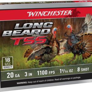 WINCHESTER LONG BEARD TSS 20GA - 3" 1-5/8OZ #8  5RD 10BX/CS
