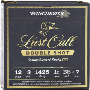 WINCHESTER LAST CALL 12GA 3" - 1-1/4OZ #BB & #7 25RD 10BX/CS