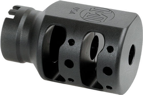 MI ALPHA TANK BRAKE 1/2X28 9MM - BLACK MATTE NITRIDE