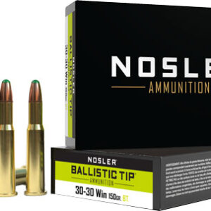 NOSLER BT 30-30 WIN 150GR RN - BALLISTIC TIP 20RD 10BX/CS