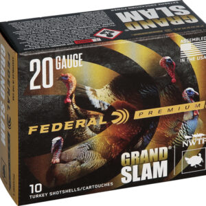 FEDERAL GRAND SLAM 20GA 3" - 1-5/16OZ #5 10RD 5BX/CS
