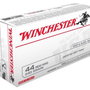 WINCHESTER USA 44 REM MAG - 240GR JSP 50RD 10BX/CS