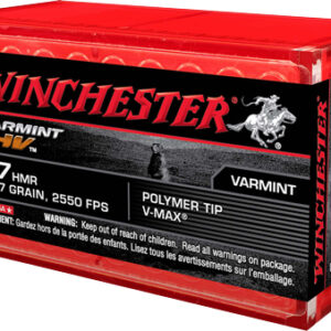 WINCHESTER VARMINT HV 17HMR - 17GR 2550FPS V-MAX 50RD 20BX/C