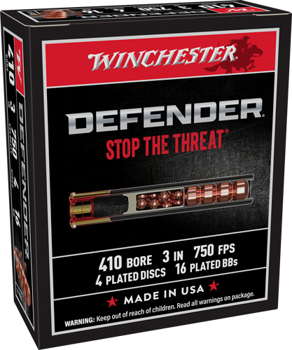 WINCHESTER PDX1 DEFENDER 410 - 3" 4DD/16BB 10RD 10BX/CS