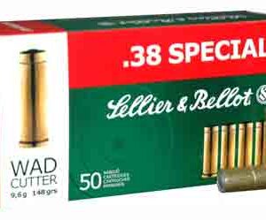 S&B 38 SPECIAL 148GR LEAD - WADCUTTER 50RD 24BX/CS
