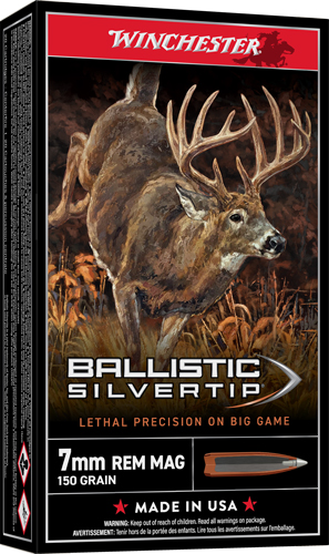 WINCHESTER SUPREME 7MM REM MAG - 150GR SILVERTIP 20RD 10BX/CS