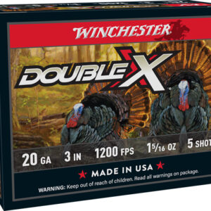 WINCHESTER DOUBLE-X 20GA 3" - 1-5/16OZ #5 10RD 10BX/CS