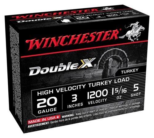 WINCHESTER DOUBLE-X 20GA 3" - 1-5/16OZ #5 10RD 10BX/CS - Image 2