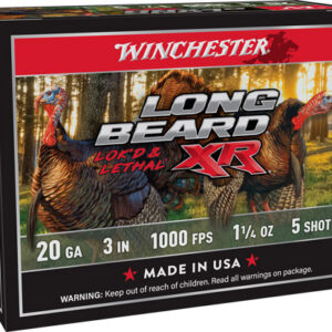 WINCHESTER LONG BEARD XR 20GA - 3" 1-1/4OZ #5 10RD 10BX/CS