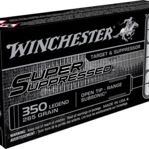 WINCHESTER SUPER SUPPRESS 350 - LEGEND 255GR FMJ 20RD 10BX/CS