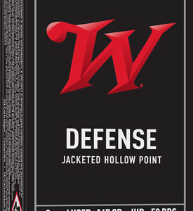 WINCHESTER DEFENSE 9MM LUGER - 147GR JHP 50RD 10BX/CS