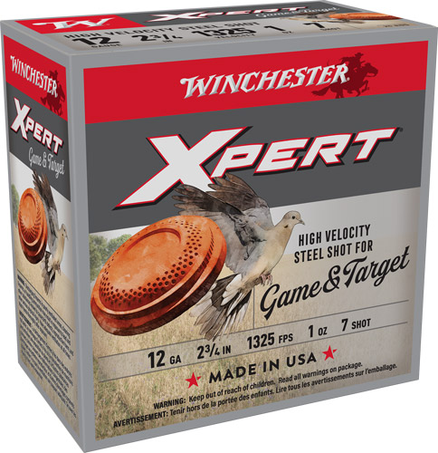 WINCHESTER XPERT STEEL 12GA - 2.75" 1OZ #7 25RD 10BX/CS