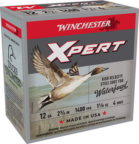 WINCHESTER XPERT 12GA 2.75" - 1-1/8OZ #4 1400FPS 25RD 10BX/C - Image 2