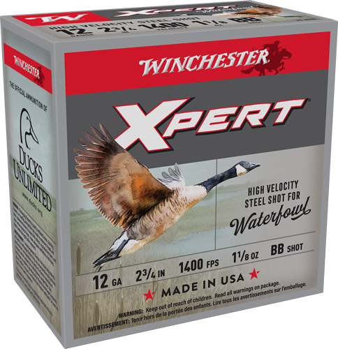 WINCHESTER XPERT 12GA 2.75" - 1-1/8OZ #BB 1400FPS 25RD 10B/C - Image 2