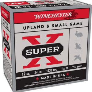 WINCHESTER SUPER-X 12GA 2.75" - 1-1/4OZ #7.5 25RD 10BX/CS
