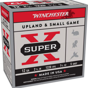 WINCHESTER SUPER-X 12GA 2.75" - 1-1/4OZ #5 1220FPS 25RD 10BX/C