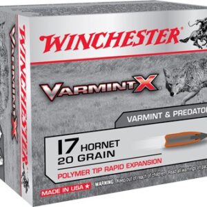 WINCHESTER VARMINT-X 17 HORNET - 20GR 20RD 10BX/CS