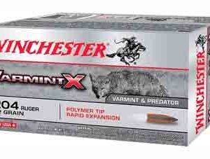 WINCHESTER VARMINT-X 204 RUGER - 32GR POLYMER TIP 20RD 10BX/CS