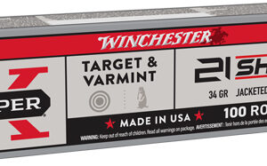 WINCHESTER SUPER X 21 SHARP - 34GR JHP 1500 FP 100RD 20BX/CS