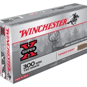 WINCHESTER SUPER-X 300 WSM - 150GR POWER POINT 20RD 10BX/CS