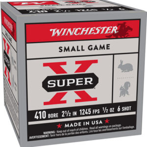 WINCHESTER SUPER-X 410 2.5" - 1/2OZ #6 25RD 10BX/CS