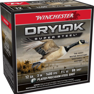 WINCHESTER DRYLOK 12GA 3" - 1-1/4OZ #BB 25RD 10BX/CS