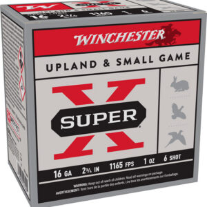 WINCHESTER SUPER-X 16GA 2.75" - 1OZ #6 1165FPS 25RD 10BX/CS