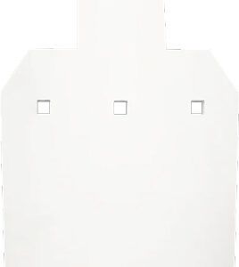 BASH TARGET AR500 SILHOUETTE - HALF SIZE 9"X15"-3/8" THICK