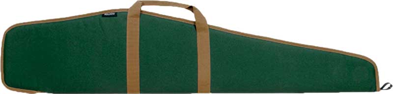 BULLDOG RIFLE CASE 48" GREEN - W/TAN TRIM 5/8" PADDING
