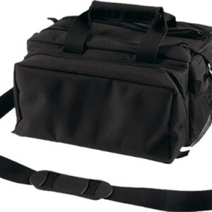 BULLDOG DELUXE RANGE BAG BLACK - HEAVY DUTY NYLON WATER RESIST