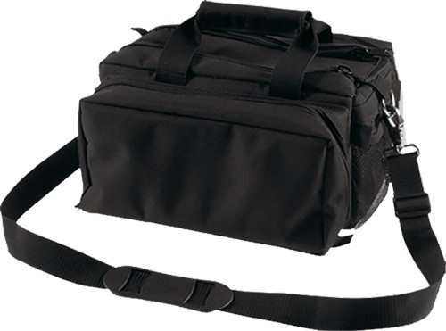 BULLDOG DELUXE RANGE BAG BLACK - HEAVY DUTY NYLON WATER RESIST