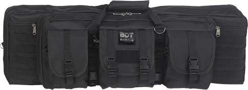 BULLDOG 36" DOUBLE TACTICAL CS - 3 LARGE ACCESS POCKETS BLACK
