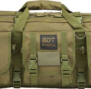 BULLDOG 43" SINGLE TACTICAL CS - 3 LARGE ACCESSORY POCKETS GRN