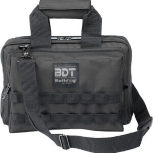 BULLDOG DELUXE 2 PISTOL RANGE - BAG W/MOLLE BLACK