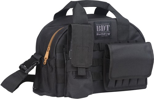 BULLDOG TACTICAL RANGE BAG W/ - MOLLE MAG POUCHES BLACK