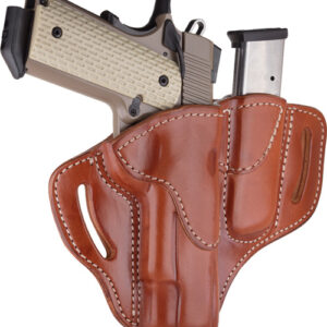 1791 BH1 BELT HOLTR W/ MAG HLD - MULT-FIT RH 1911 FRM 4-5" BRN