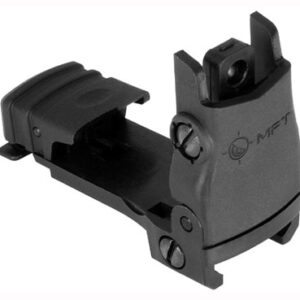 MFT REAR BACK UP POLYMER SIGHT - FLIP UP WINDAGE ADJUSTMENT
