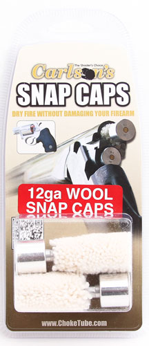 CARLSONS SNAP CAP 12GA - ALUMINUM/WOOL 2PK