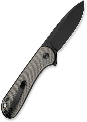 CIVIVI KNIFE ELEMENTUM II 2.9" - DAIMOND PATTERN GRAY/BLACK - Image 3
