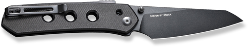 CIVIVI KNIFE VISION FG 3.54" - BLACK G-10/BLACK NITRO V BLADE - Image 3