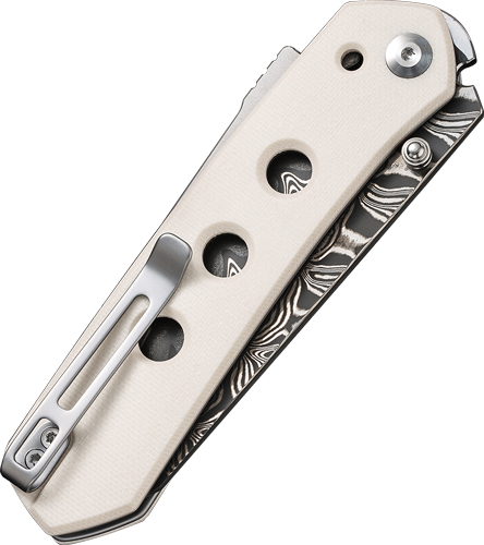 CIVIVI KNIFE VISION FG 3.54" - IVORY G-10/DAMASCUS BLADE