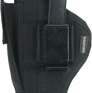 BULLDOG EXTREME SIDE HOLSTER - BLACK W/MAG POUCH PD JUDGE