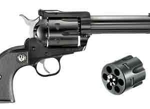 RUGER BLACKHAWK CONVERTIBLE - 45LC/45ACP 5.5" BLUED SYN