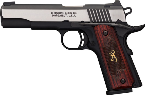 BROWNING 1911-380 BLACK LABEL - MEDALLION PRO 4.25"FS WOOD - Image 2
